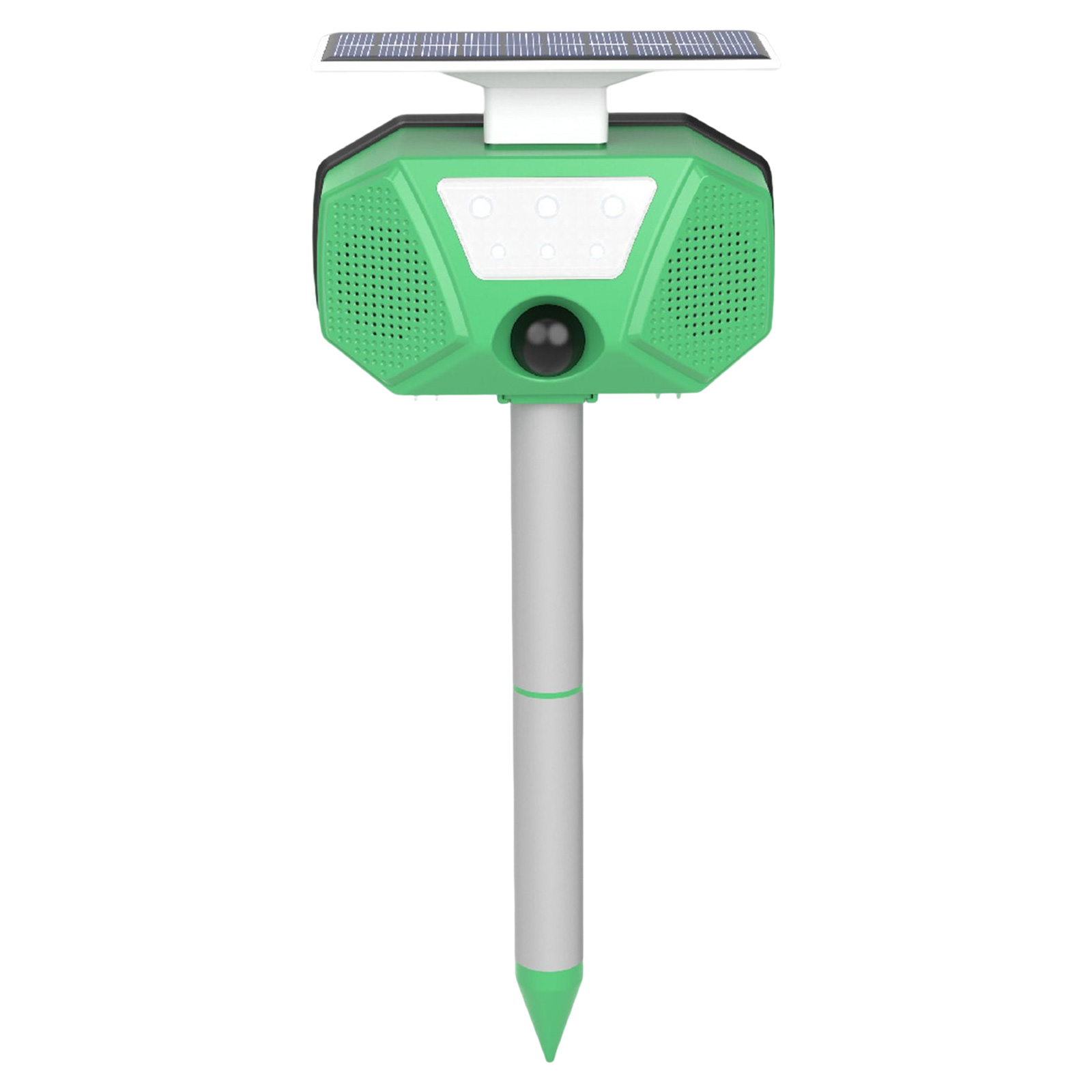 Zhuitw Ultrasonic Pest Rat Repeller Solar/TypeC Charging Outdoor