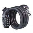 Zhuitw WHEEL UP Anti Theft Steel Cable Lock MTB Bicycle Padlock