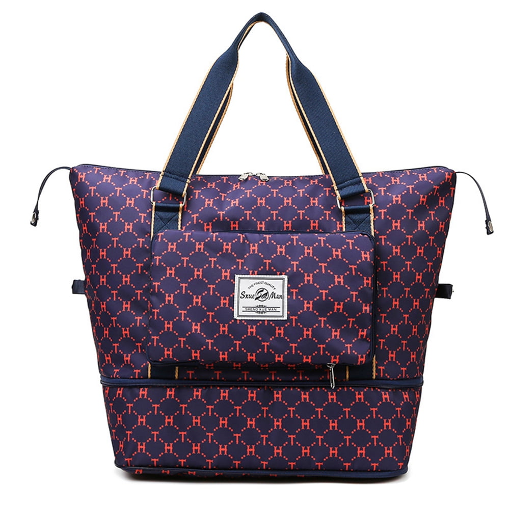 Zhuitw Yoga Fitness Bag Wet Dry Separation Waterproof Duffel Bag for