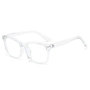Zhuke Blue Light Glasses Men Women Transparent Blue Light Blocking Computer Glasses Anti Eyestrain Lightweight Clear Frame