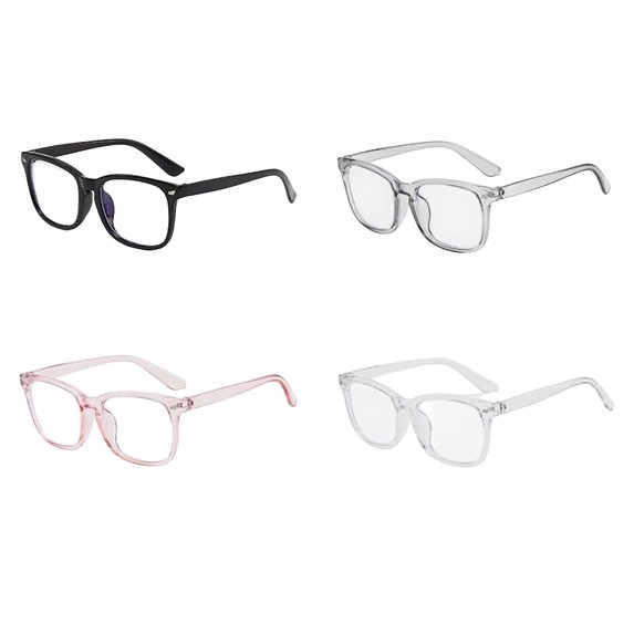 Zhuke Blue Light Glasses Men Women Transparent Blue Light Blocking Computer Glasses Anti Eyestrain Lightweight Clear Frame