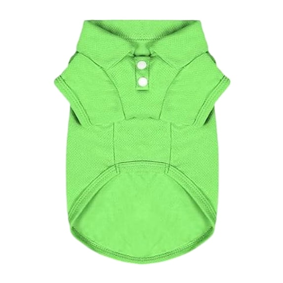 Zhuke Cute Puppy Cat Dog Polo Shirt T-Shirt Solid Breathable Clothes Apparel for Small Pet And Medium Sized Dogs And Cats
