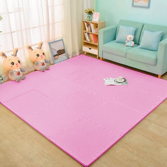 Zhuke Foam Puzzle Floor Mat Interlocking Play Mat for Home Gym Exercise Room Garage 12.2*12.2*0.6 inches