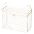 thumbnail image 1 of Zhuke Large Clear Zippered Storage Bag, Portable Transparent Organizer Tote with Reinforced Handles, Waterproof Storage Bin for Clothes, Toys, Books & Home Organization(14.96x9.44x12.59in), 1 of 4