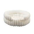 thumbnail image 1 of Zhuke Removable Round Pet Bed, Cozy Plush Donut Bed with Side Opening, Washable Calming Nest for Small Dogs & Cats, 1 of 3