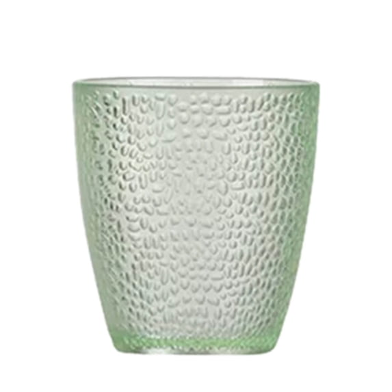 Zhuke Unbreakable Acrylic Glass Set - 8oz Transparent Cups for Hot/Cold Drinks - Stackable Fall-Proof Tumblers for Kitchen, Bar & Outdoor Use
