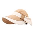 thumbnail image 1 of Zhuke Wide Brim Sun Hat for Women, UV Protection Summer Outdoor Beach Cap with Bow, 1 of 5