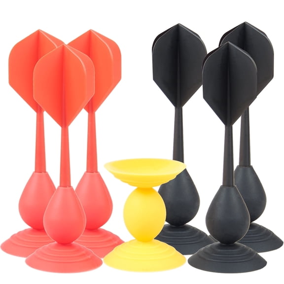 ZhuoChiMall Silicone Sucker Darts Throwing Game Set, Suction Cup Stress Relief Toys for Adult & Family
