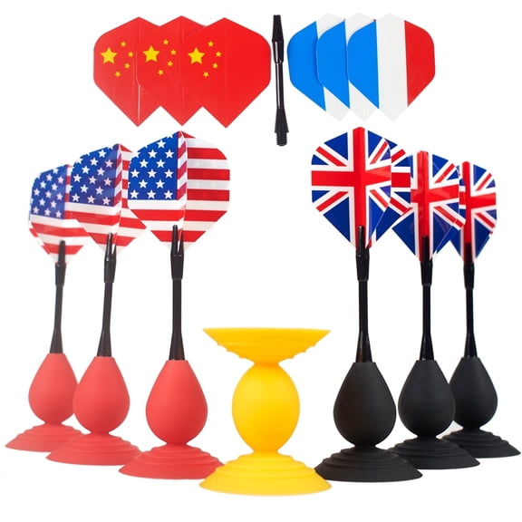 ZhuoChiMall Detachable Silicone Sucker Darts Throwing Game Set , Suction Cup Toys for Adult & Family