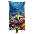 thumbnail image 1 of ZhuoLiL Beach Towels for Girls 150x75cm Benthos Print Warm Blanket Pet Blanket Children Shawl Beach Towel Gifts For Family And Friend, 1 of 9