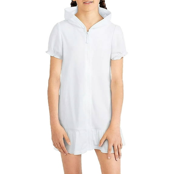 ZhuoLiL Girls Swimwear Cover up 6Months-5Years Fashionable And Cute Big Fish Print Sunscreen Short Sleeve Jumpsuit For Boys And (4-9 Years)