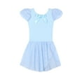 thumbnail image 1 of ZhuoLiL Toddler Girls' Dresses Children'S Dance Training Ballet Performance Gymnastics Two Piece Clothes Girls Short Soft Gauze Breathable Princess Skirt Children Mesh Skirt Pleated Skirt(2-13Y), 1 of 6