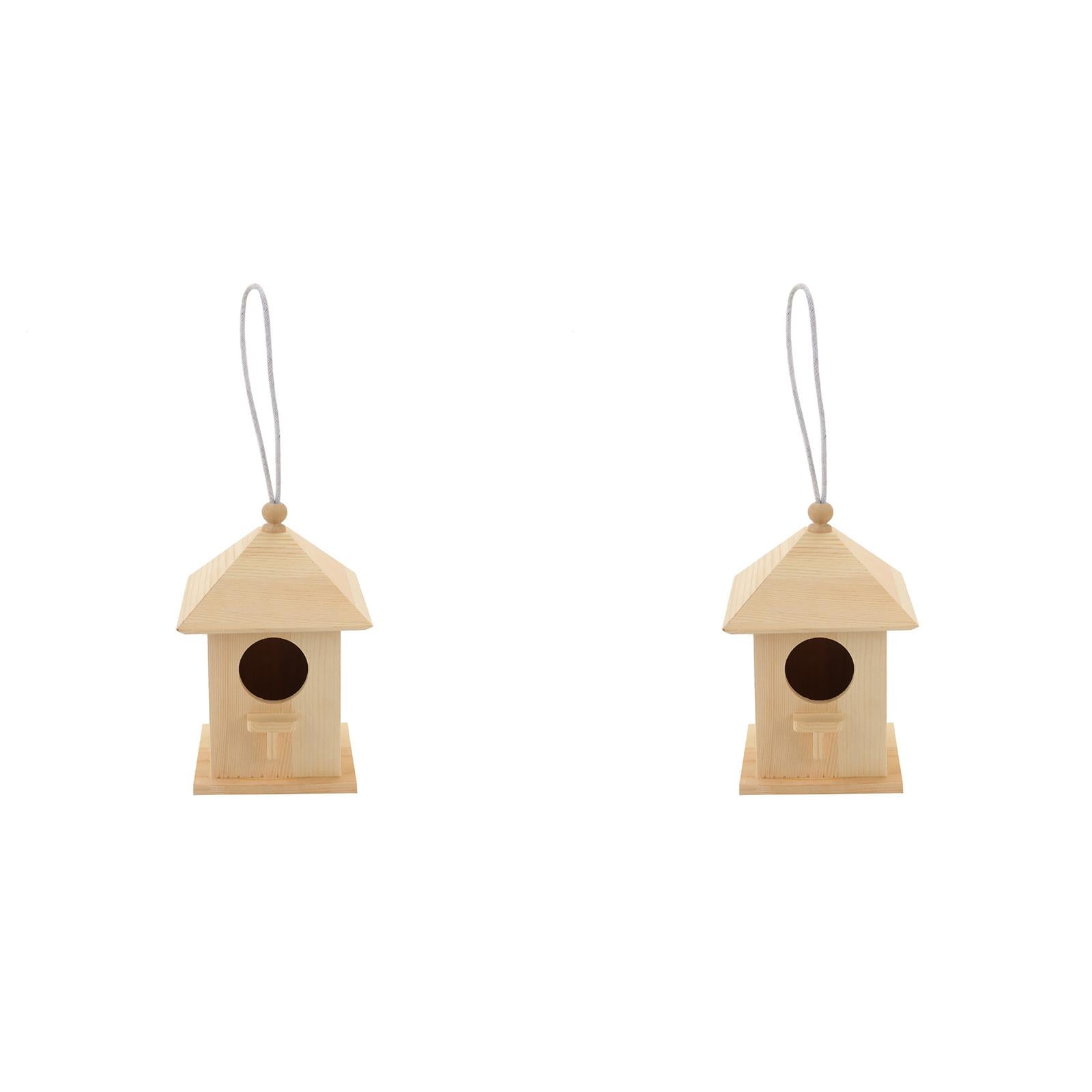 Zhuoting Birdhouse Sticker Rustic Feeders for Outdoors Hanging Outdoor ...