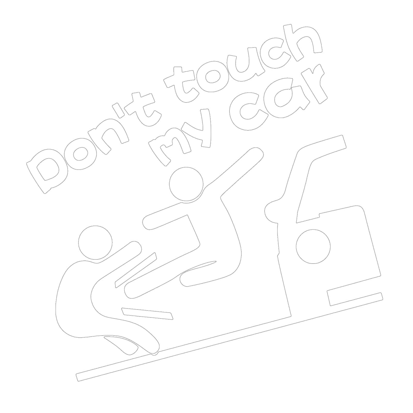 Zhuoting Car Bumper Stickers And Decals Car Guards for Door Car Bumper