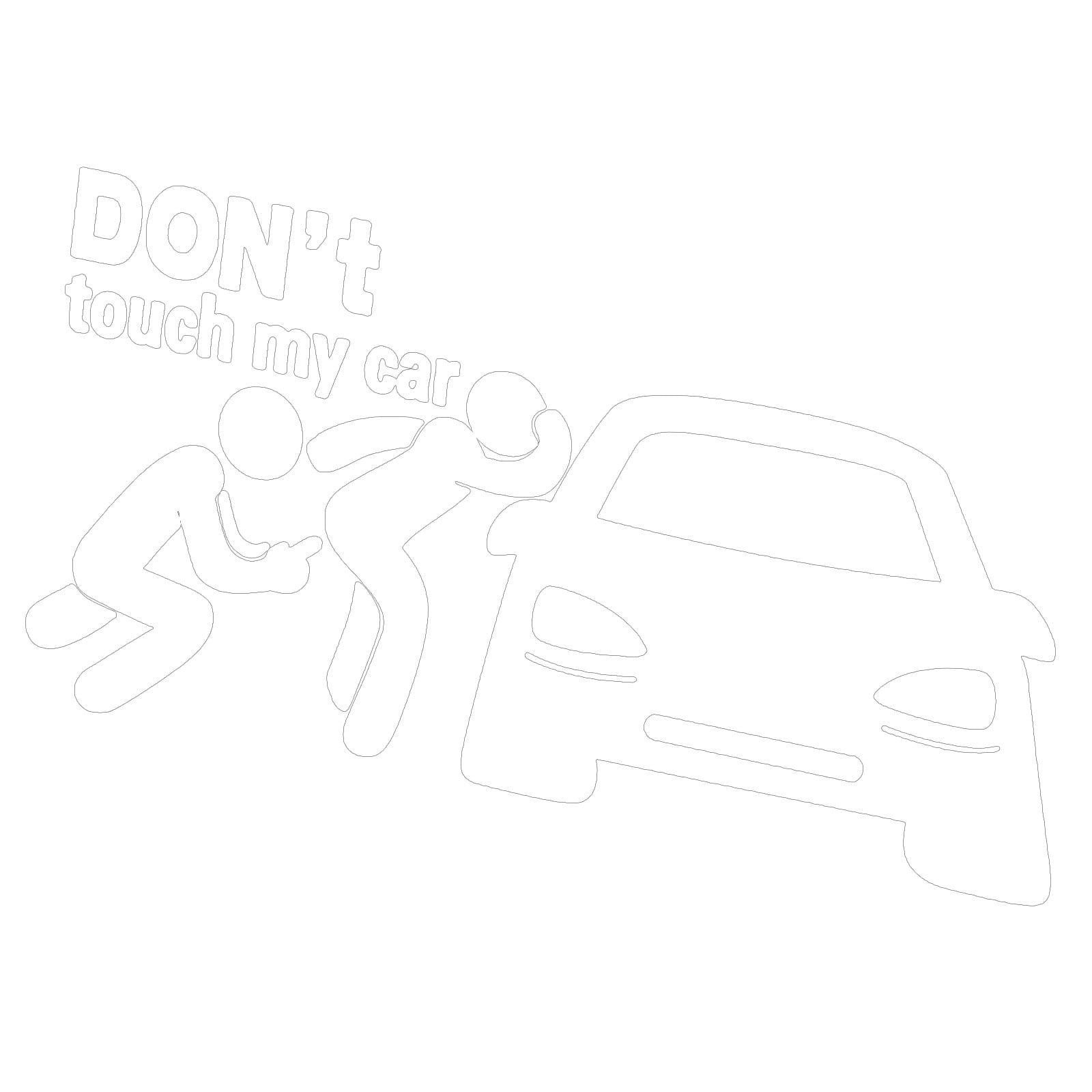 Zhuoting Car Bumper Stickers And Decals Car Guards for Door Car Bumper