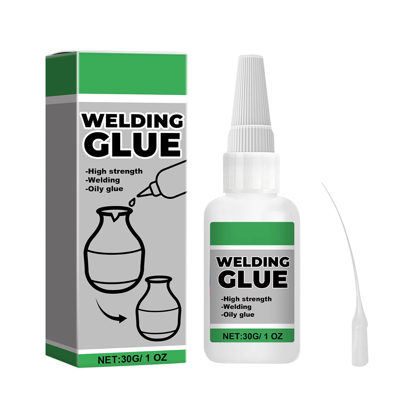 Zhuoting Clear Epoxy Glue Glue Bottle Glue for Glass to Glass