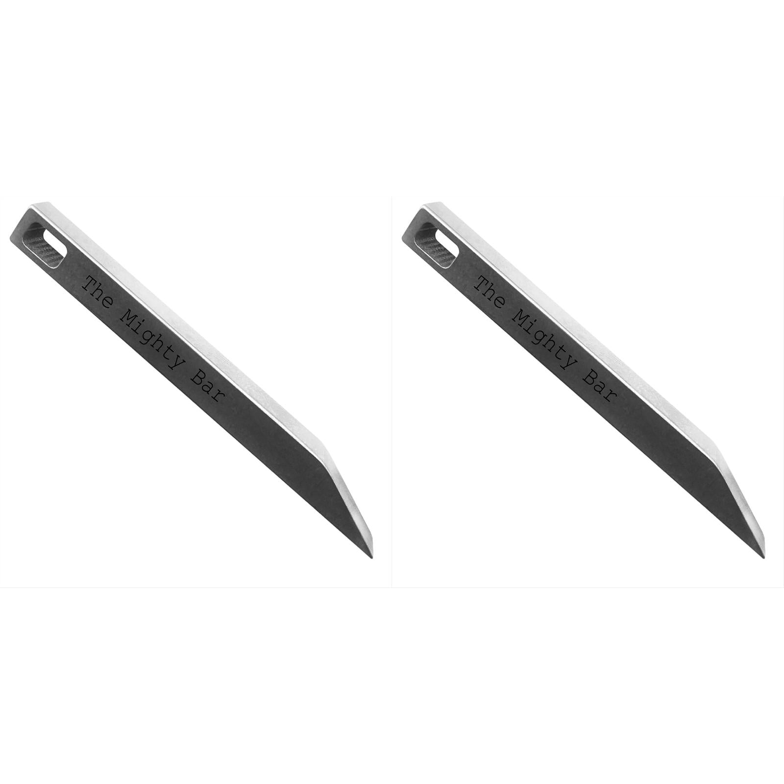 Zhuoting Heavy Duty Keychain Prybar EDC Pry Bar For Every Day Carry Small Stainless Steel Key