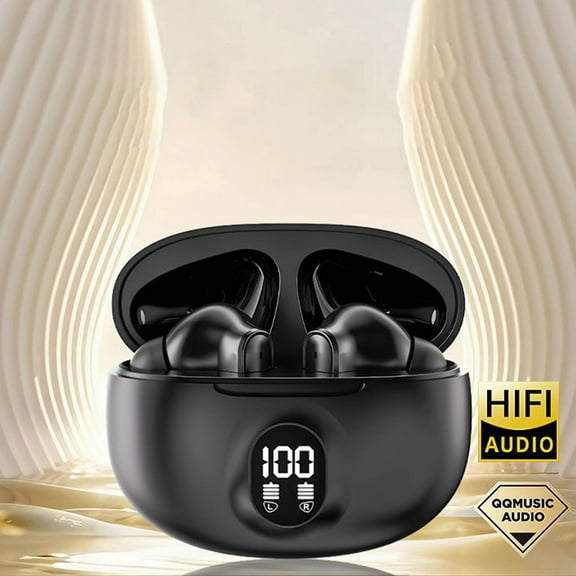 ZhyrZng 3-in-1 Translation Earbuds Real Time AI Translator Earbuds, 144 Languages Translation Earbuds for iOS and Android (Black)