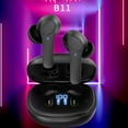 thumbnail image 1 of ZhyrZng AI Translation Earbuds Real Time, AI Language Translator Earbuds, AI Headphones Language Translation Wireless Bluetooth, Real Instant Translator Earbuds Portable In-Ear Translator BLACK, 1 of 8