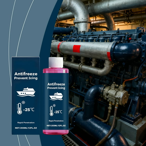 ZhyrZng Car Engine Antifreeze Coolant Liquid | Low Temperature Protective Solution & Efficient Radiator Additive for Winter Vehicle Maintenance & All Season Performance Care