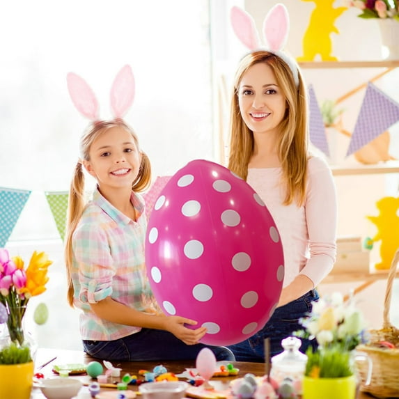 ZhyrZng Inflatable Easter Eggs Outdoor Decoration Toys For Kids Colorful Eggs Inflatable Easter Eggs For Yard Garden Party Home Decoration Home Ornament Decoration for Front Door