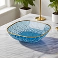 thumbnail image 1 of ZhyrZng Transparency Crystal Bowls for Home Storage - Decorative Fruit Bowl With Plastic Material Featuring Light Luxury Dessert Plates Side Dish Salad Kitchen Counter Dinnerware Set, 1 of 7