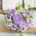 thumbnail image 1 of ZhyrZng peonies artificial flowers bouquet of flowers | Beautiful Artificial Silk fake plants & Wedding Valentines Bridal Decor for Home Decoration Centerpieces and Party Room, 1 of 7