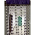thumbnail image 1 of ZiDeTang 18 Rows Acrylic Calabash Door Beaded Curtain Home Décor String Doorway Room Divider Tassel Window Blind Screen Panel for Wedding café Office (39.3" x 76.7",Purple), 1 of 5