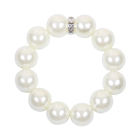 ZiDeTang 20Pcs Pearl Rhinestones Napkin Ring for Table Decoration Serviette Holder Party Decoration ( 1 Diamond )