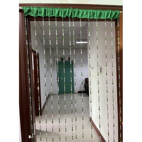 ZiDeTang Acrylic Beaded Door Curtain Décor Tassel Room Divider Curtain (Clear, 100cm by 195cm)
