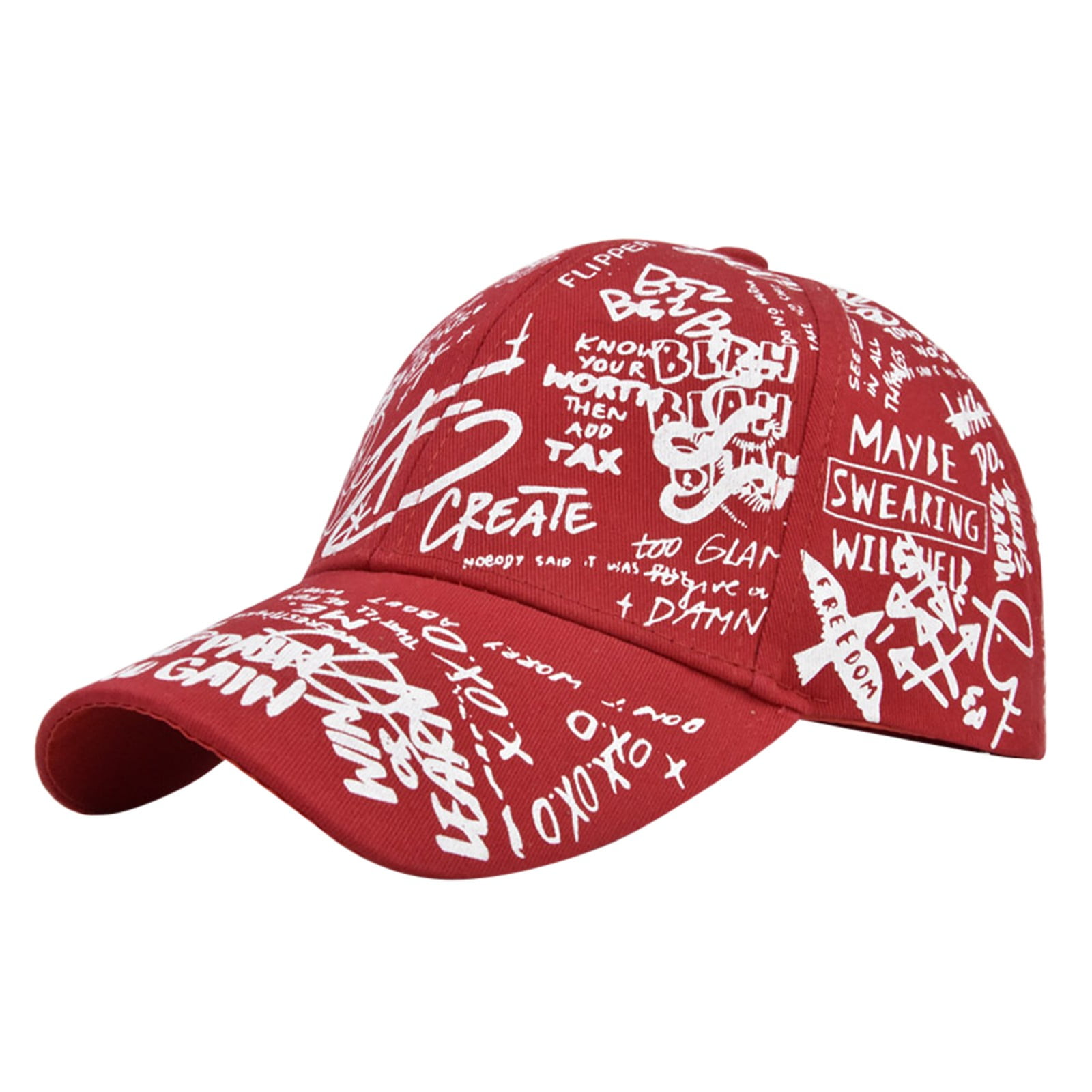 ZiSUGP Men and Women Casual Regular Youth Retro Letters Colorful High