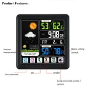 ZiSUGP Smart Home Phone Holder for Car Wireless Weather Station,Koogeek Indoor Outdoor Thermometer Hygrometer