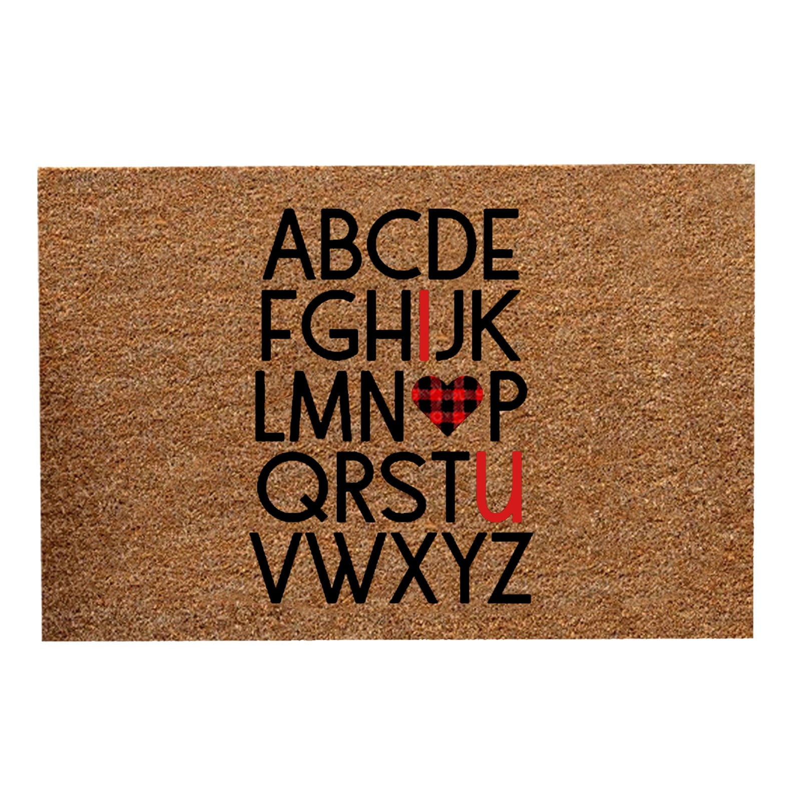 ZiSUGP Valentine's Day Floor Mats Holiday Mats Door Mats