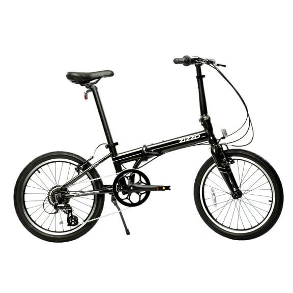ZiZZO URBANO 20" Wheel, 7-Speed Aluminum Alloy Folding Bike for all genders, Dark Gray