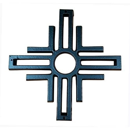 Zia Grille, Window Grille, Gate Hardware Decoration (Black PC)