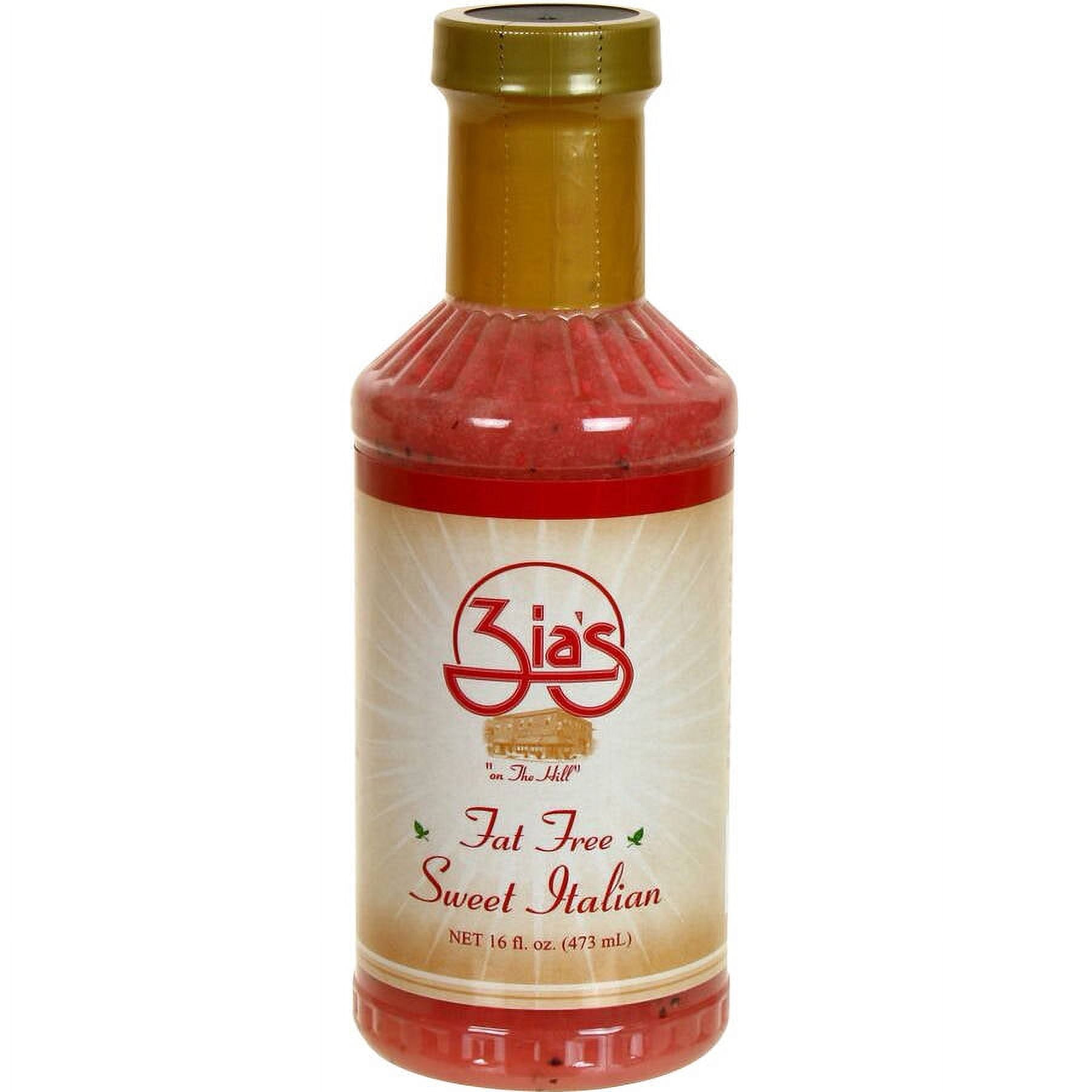 Zia's Fat Free Sweet Italian Dressing, 16 fl oz