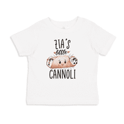 Zias Little Cannoli Toddler T-Shirt 2T White