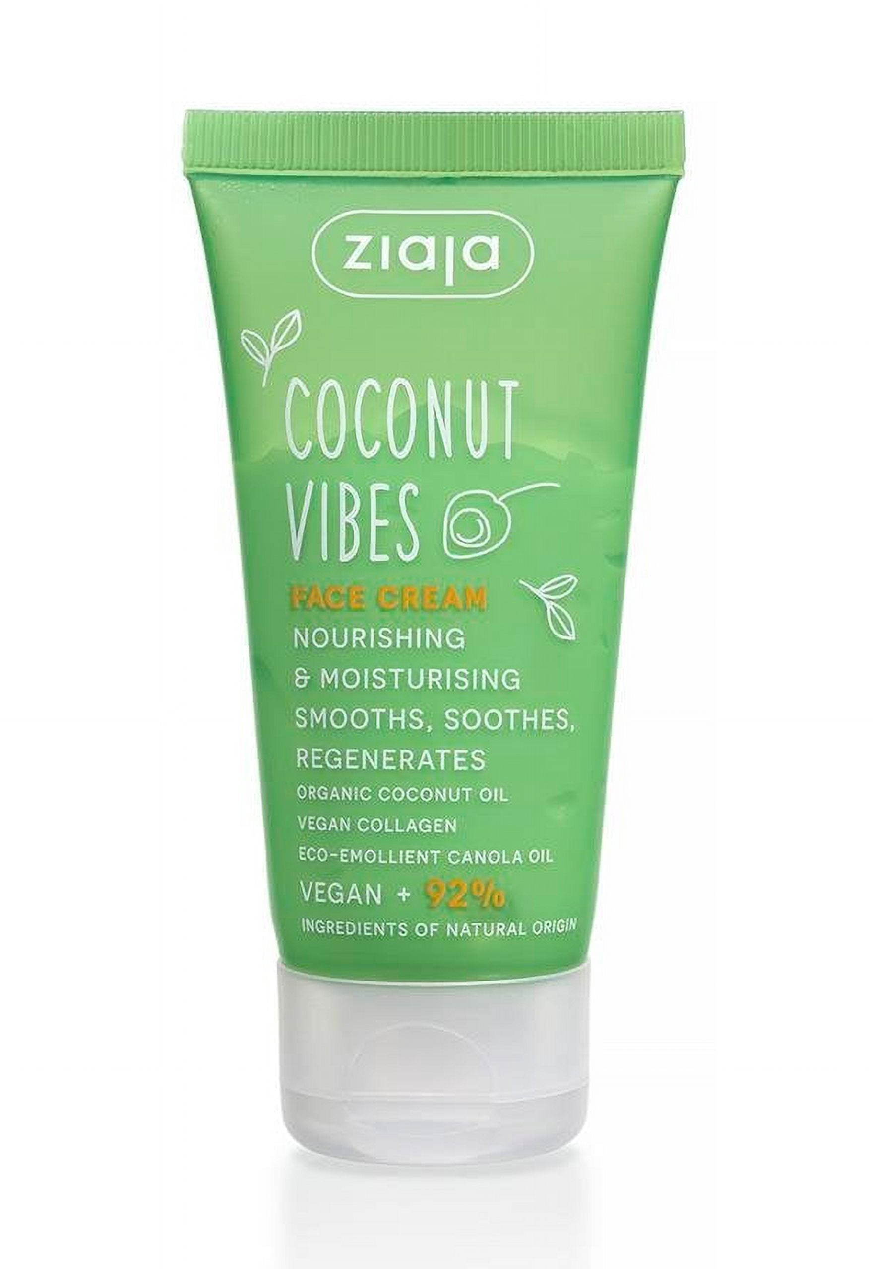Ziaja Coconut Vibes Face Cream Nourishing and Moisturizing 50 ml