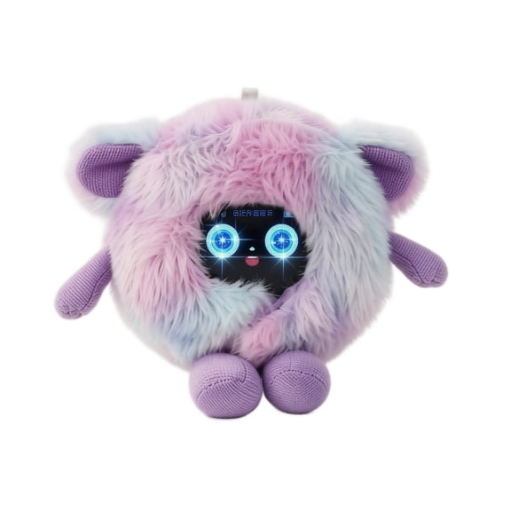 Zibao AI Smart Plush Toy Voice Interaction English Translation Language Learning Machine Soft Plush Fabric Purple Home Education Speech Practice Language Development Tool