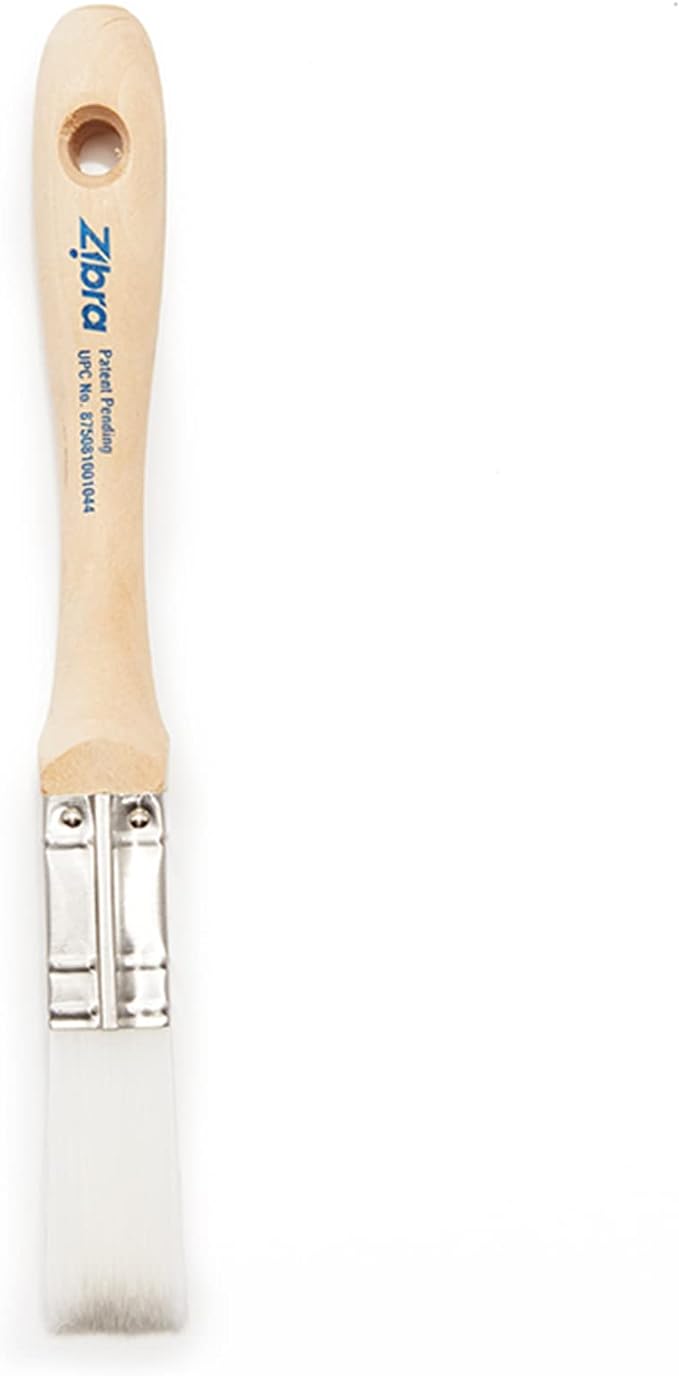 Zibra PB100LZS Square Paint Brush for Windows, Ledges, and Narrow