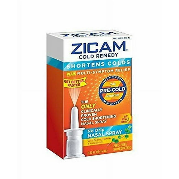 Zicam Cold Remedy Shorten Cold + Multi-Symptom Nasal Relief 0.5oz, 11-Pack