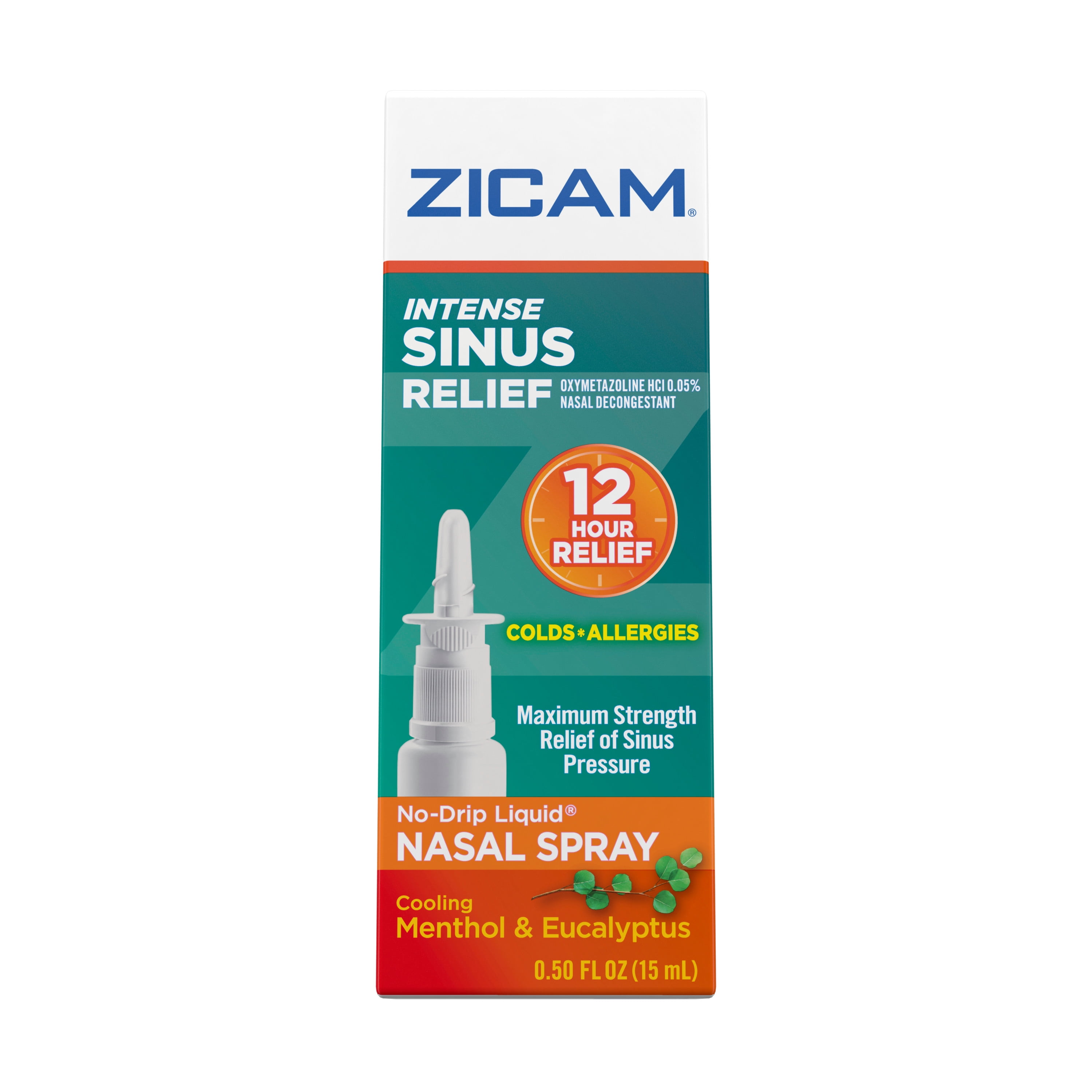 Zicam Intense Sinus Relief NoDrip Relief Nasal Spray with Cooling