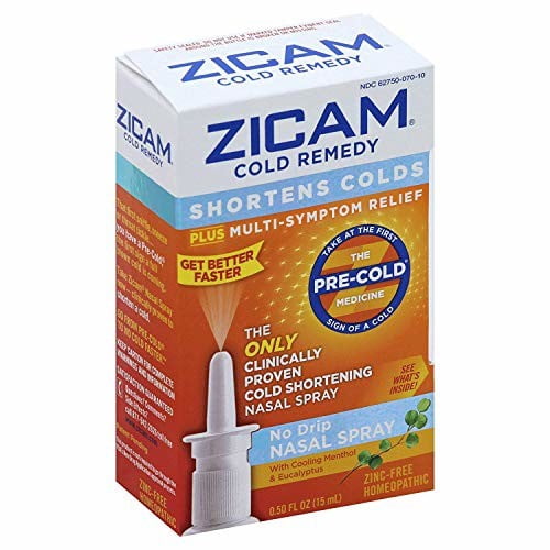Zicam No Drip Nasal Spray, 0.5oz Each Pack of 7