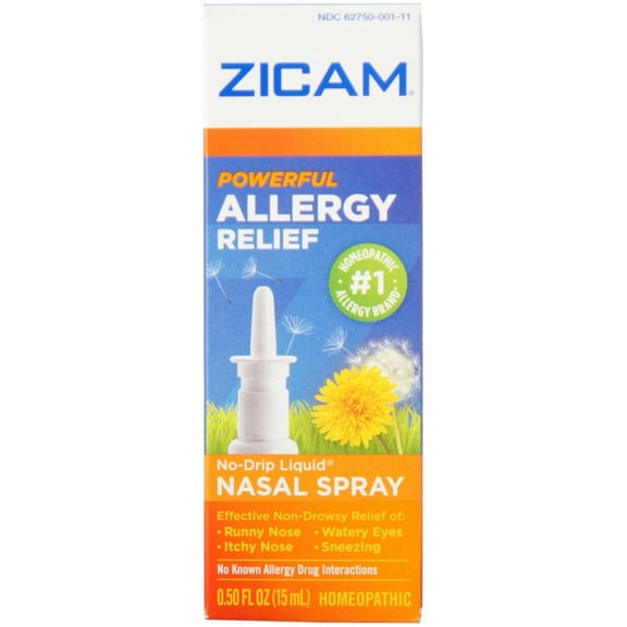 Zicam Powerful Allergy Relief Non-Drowsy Liquid Nasal Spray, 0.5 Oz