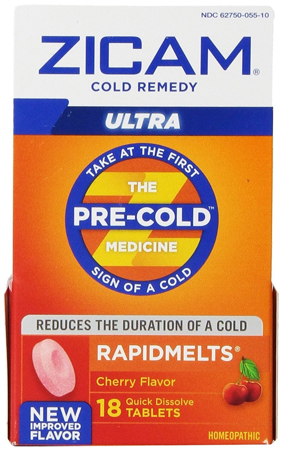 Zicam Pre Cold Ultra Rapidmelts, 18 tablets
