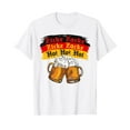 thumbnail image 1 of Zicke Zacke Funny Germany Flag Oktoberfest German Beer Lover White T-Shirt Short Sleeve Tee, 1 of 5