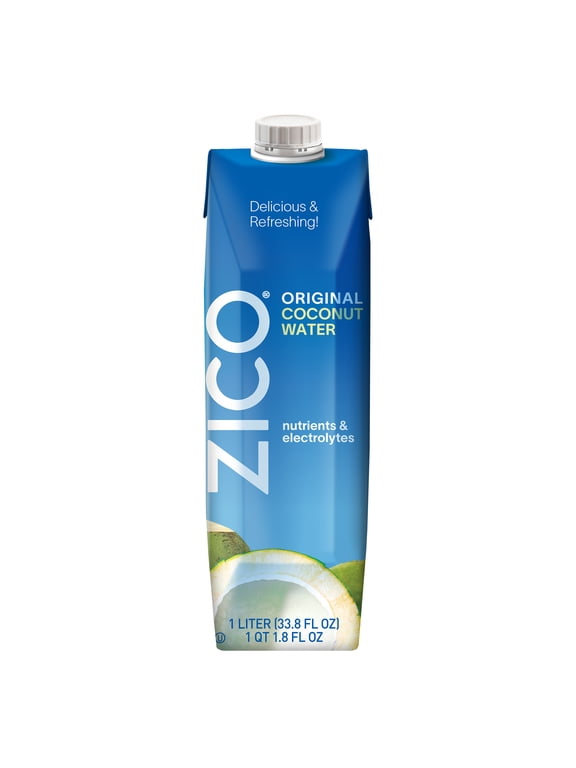 Original Coconut Water, No Artificial Ingredients, Natural Electrolytes & Potassium, 33.8 fl oz (1 Liter)