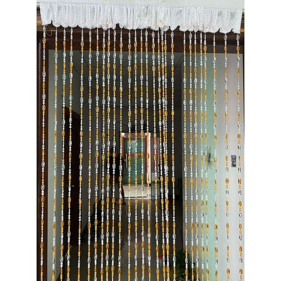 ZideTang Orange Semi-Sheer Curtains, 39.37 x 76.77 in