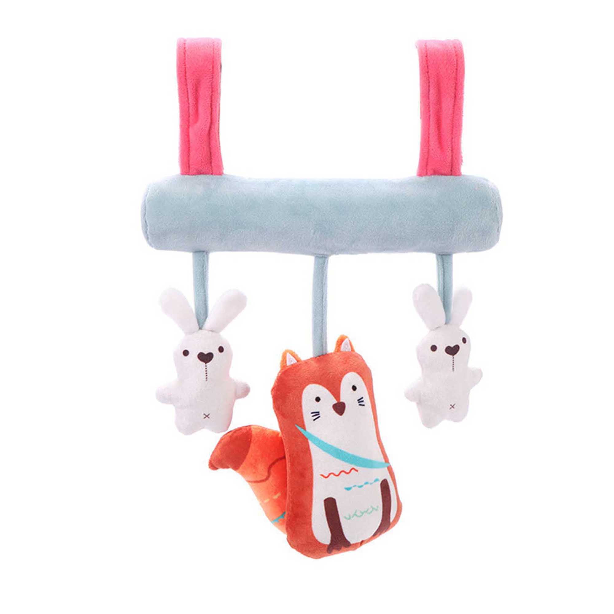 Jiggle Attachable Retractacble Baby Soft Toy