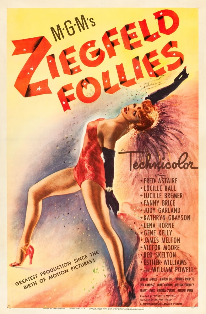 Ziegfeld Follies Canvas Art - (11 x 17)